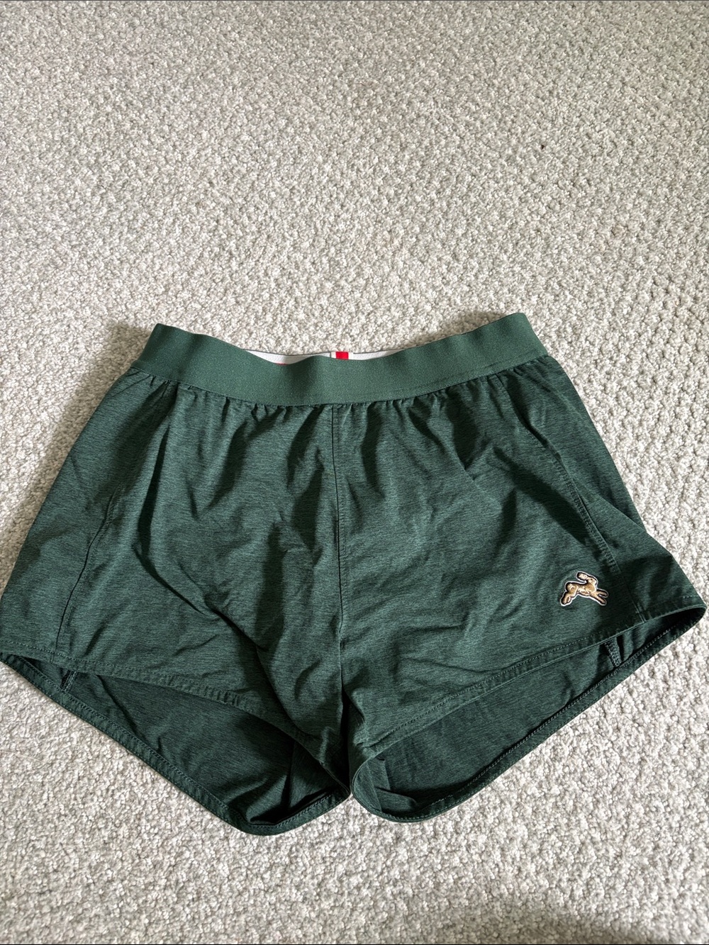 Tracksmith Women's Athletic Shorts — Deep Green